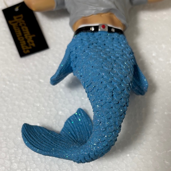 December Diamonds Sk8r Skater Boy Resin Merman Holiday Ornament 2022 NWT - Picture 6 of 11